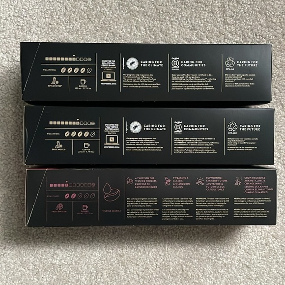 NIB - Nespresso VERTUO Capsules sleeves of Columbia, Stormio, and samples - Picture 4 of 6